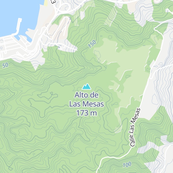Map of Alto de Las Mesas