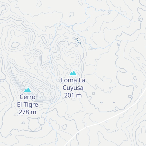 Map of Loma La Cuyusa