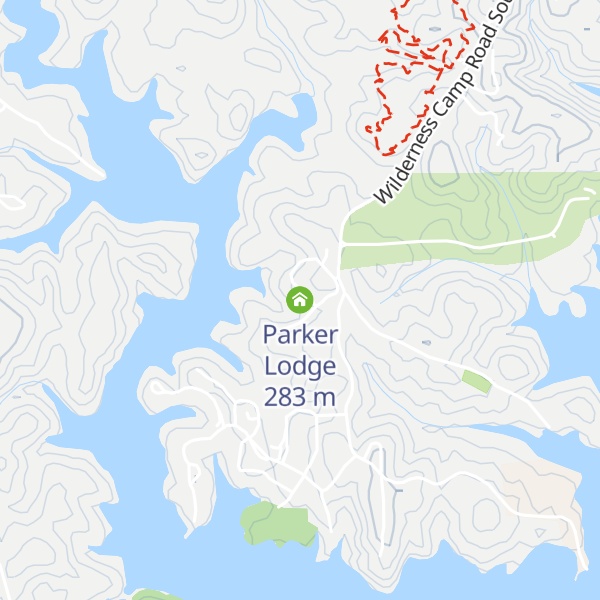 Map of Parker Lodge