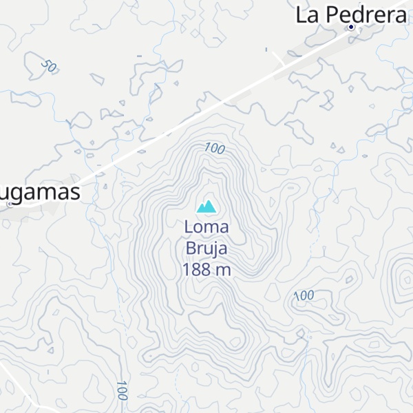 Map of Loma Bruja
