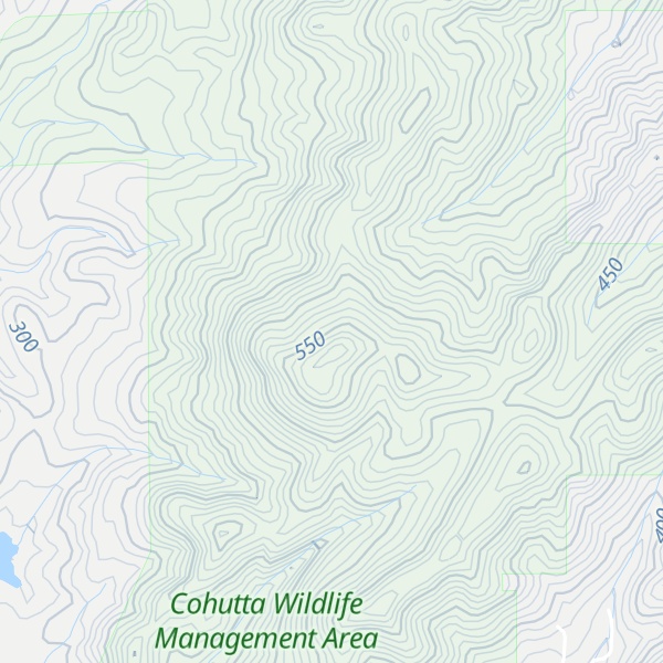 Map of Doogan Mountain