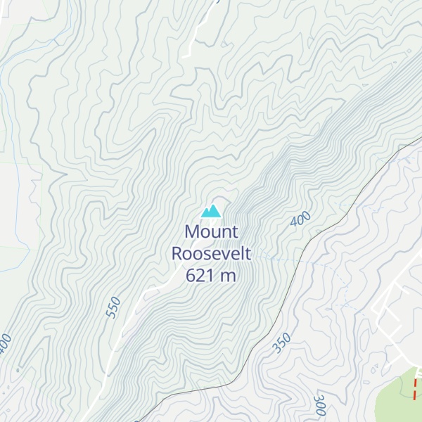 Map of Mount Roosevelt