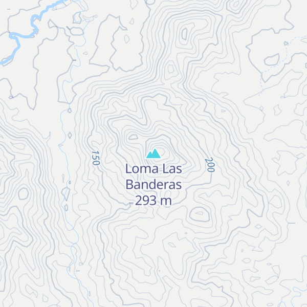 Map of Loma Las Banderas