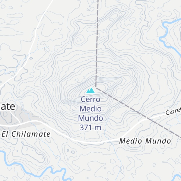 Map of Cerro Medio Mundo