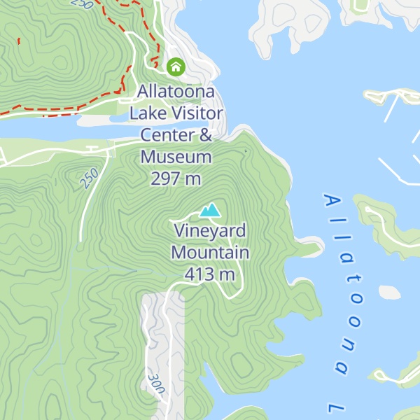 Map of Vineyard Mountain