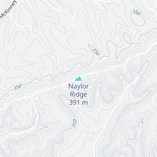 Map of Naylor Ridge