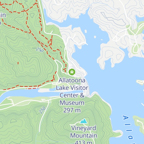 Map of Allatoona Lake Visitor Center & Museum