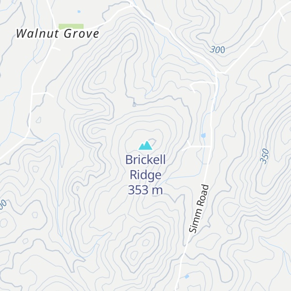 Map of Brickell Ridge