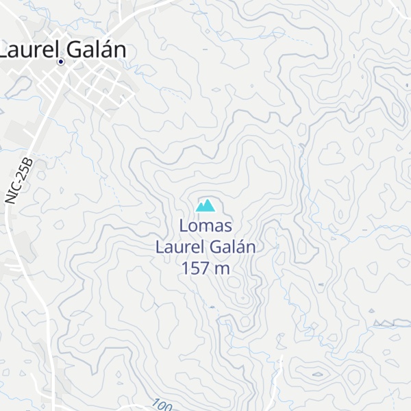Map of Lomas Laurel Galán