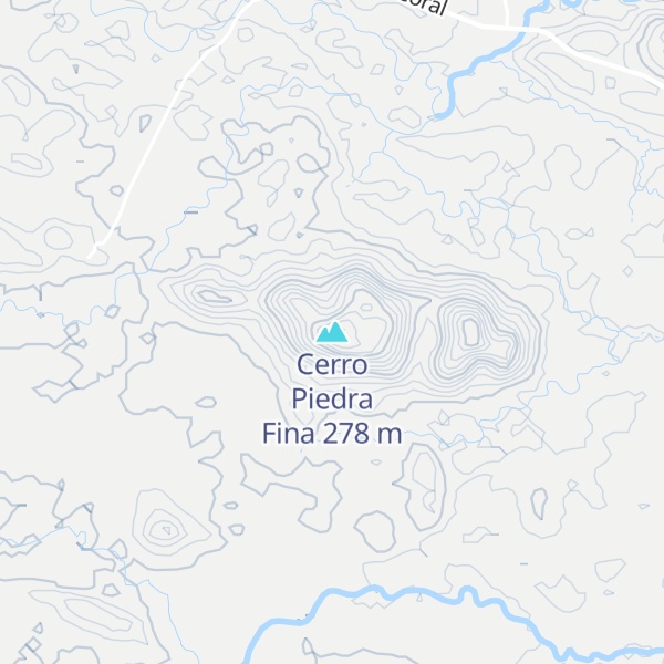 Map of Cerro Piedra Fina