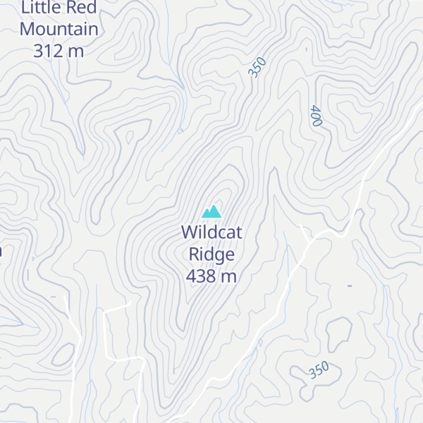 Map of Wildcat Ridge