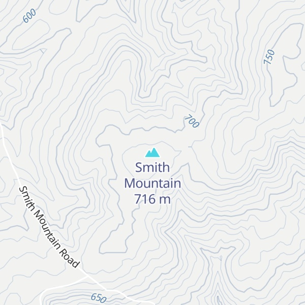 Map of Smith Mountain