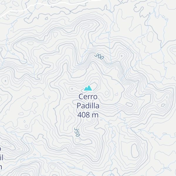 Map of Cerro Padilla