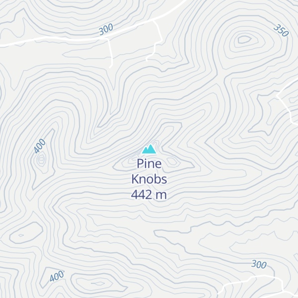 Map of Pine Knobs