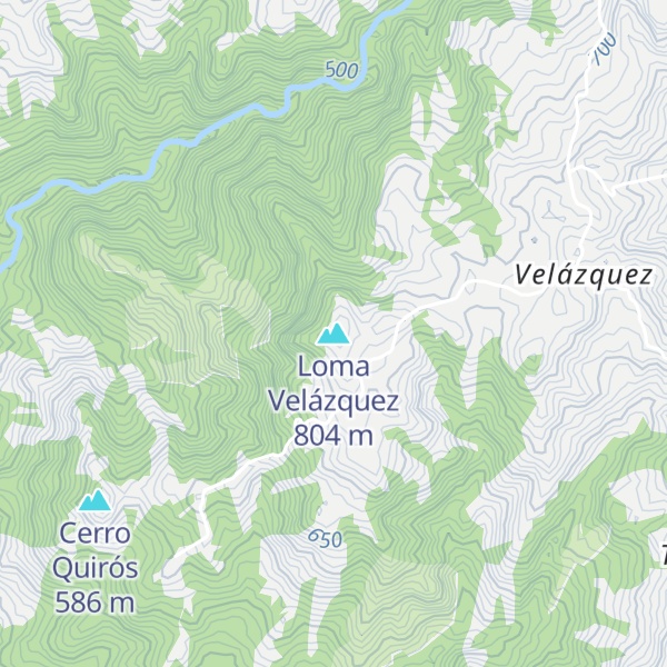 Map of Loma Velázquez