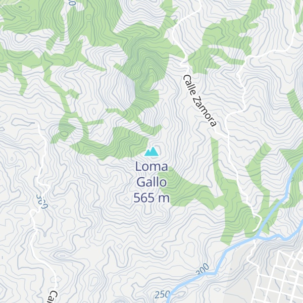 Map of Loma Gallo
