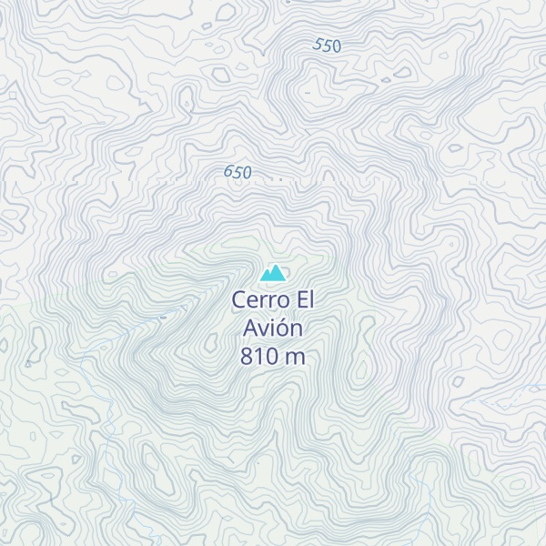 Map of Cerro El Avión