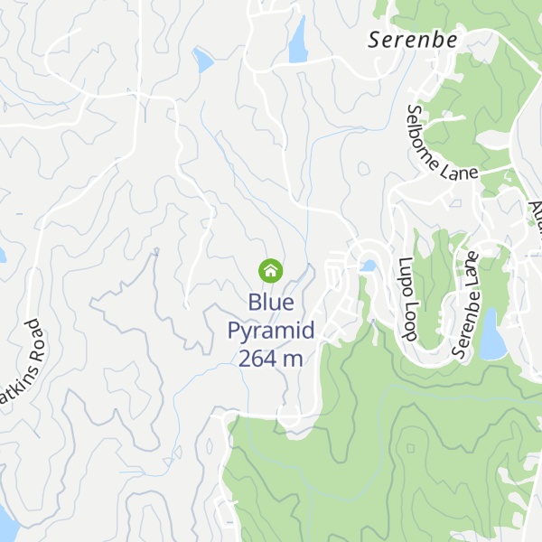 Map of Blue Pyramid