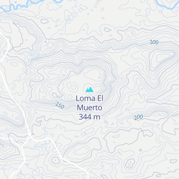 Map of Loma El Muerto