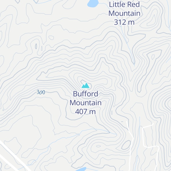 Map of Bufford Mountain
