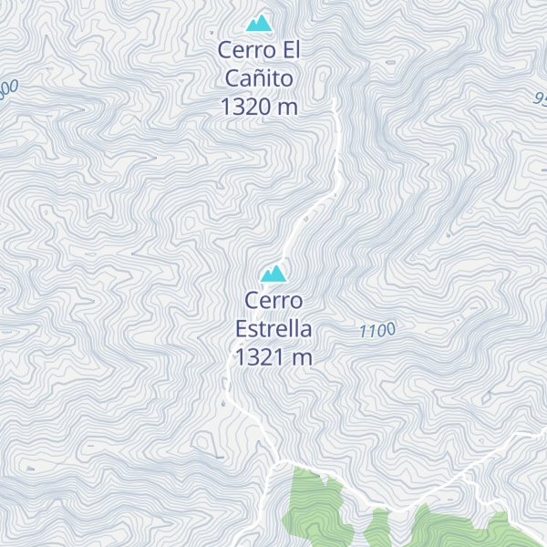 Map of Cerro Estrella