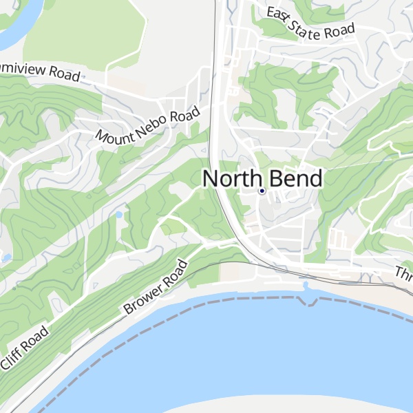 Map of Mount Nebo
