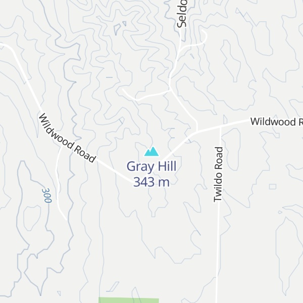 Map of Gray Hill