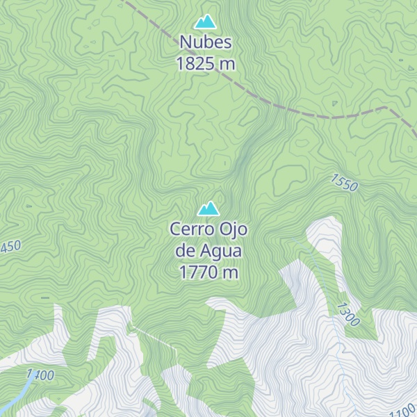 Map of Cerro Ojo de Agua