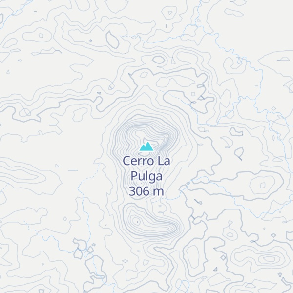 Map of Cerro La Pulga