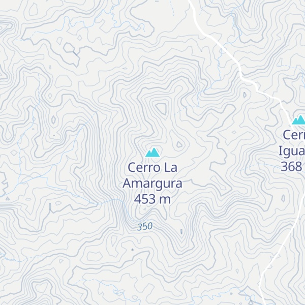 Map of Cerro La Amargura