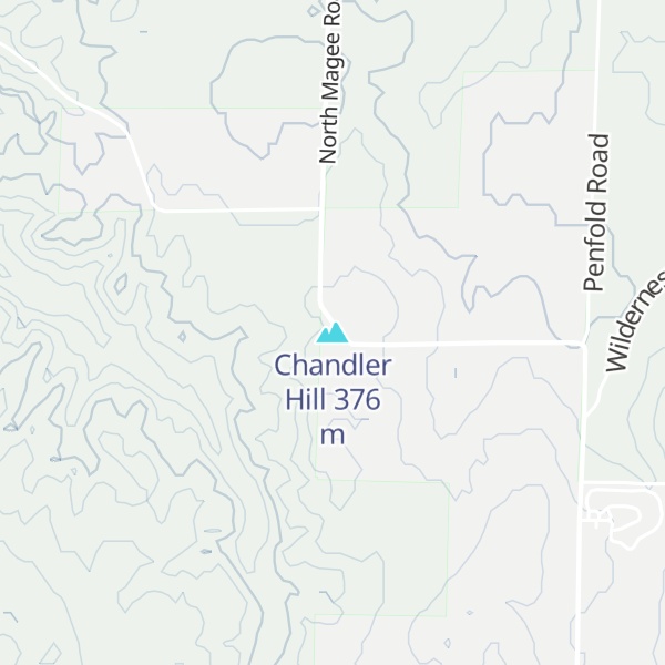 Map of Chandler Hill