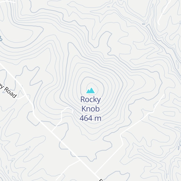 Map of Rocky Knob