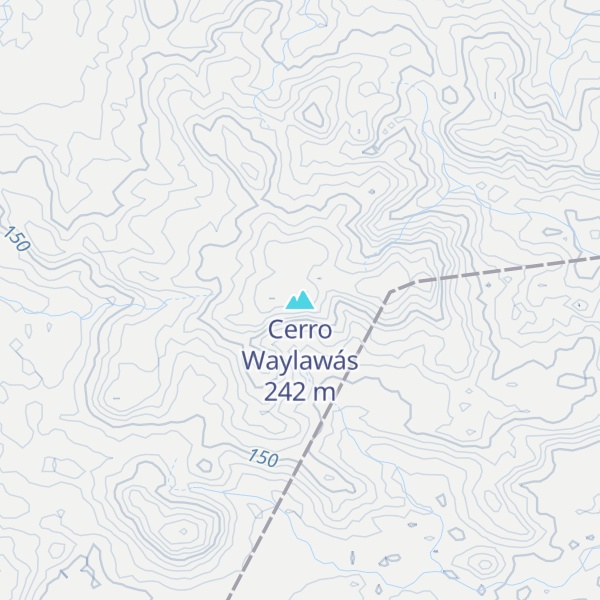 Map of Cerro Waylawás