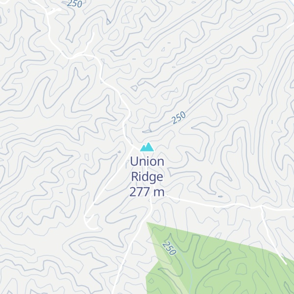 Map of Union Ridge