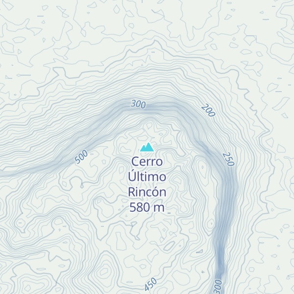 Map of Cerro Último Rincón