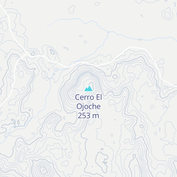 Map of Cerro El Ojoche