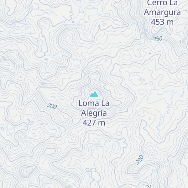 Map of Loma La Alegría
