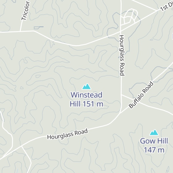 Map of Winstead Hill