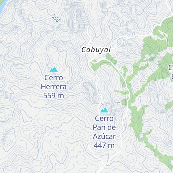 Map of Cerro Pelados