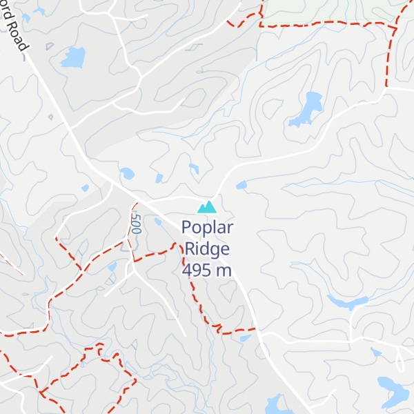 Map of Poplar Ridge