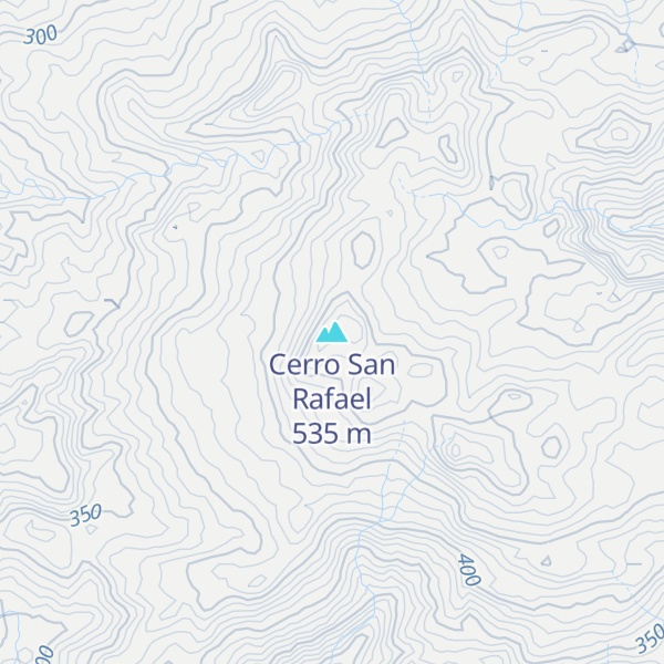 Map of Cerro San Rafael