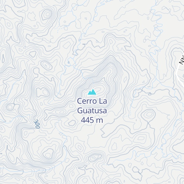 Map of Cerro La Guatusa
