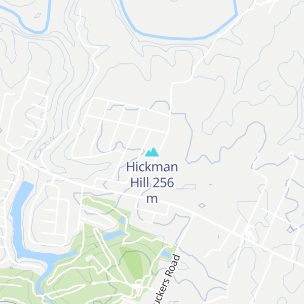 Map of Hickman Hill