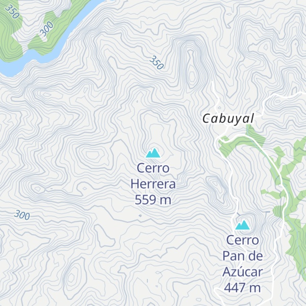 Map of Cerro Herrera