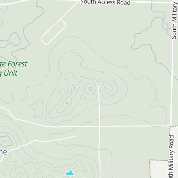 Map of Three Sisters Range
