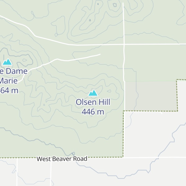 Map of Olsen Hill
