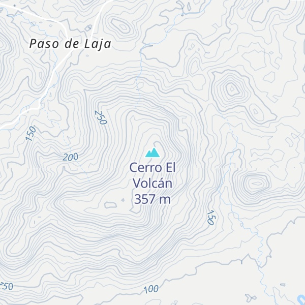 Map of Cerro El Volcán