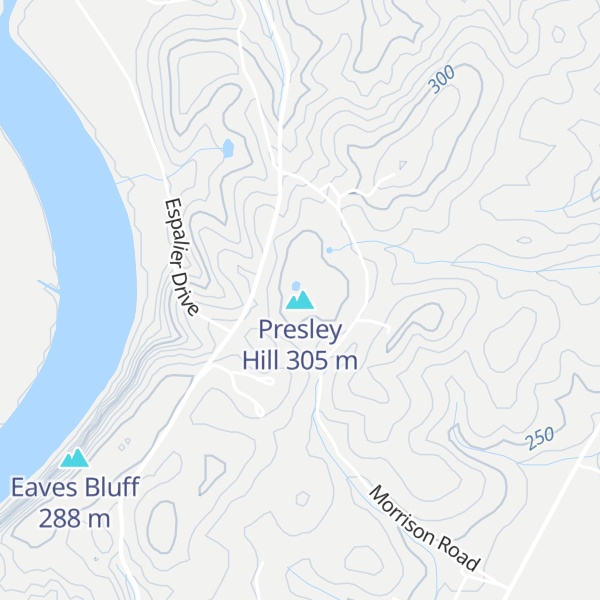 Map of Presley Hill