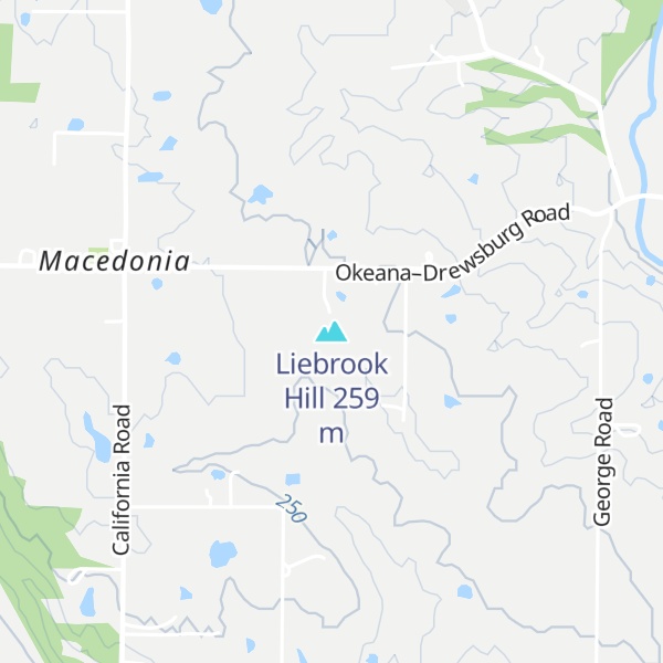 Map of Liebrook Hill