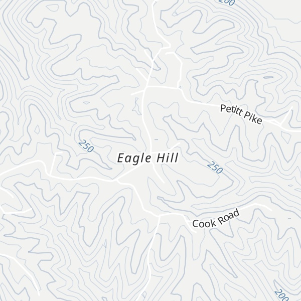 Map of Eagle Hill
